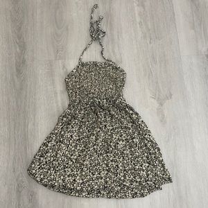 Open back Halter Skater Dress